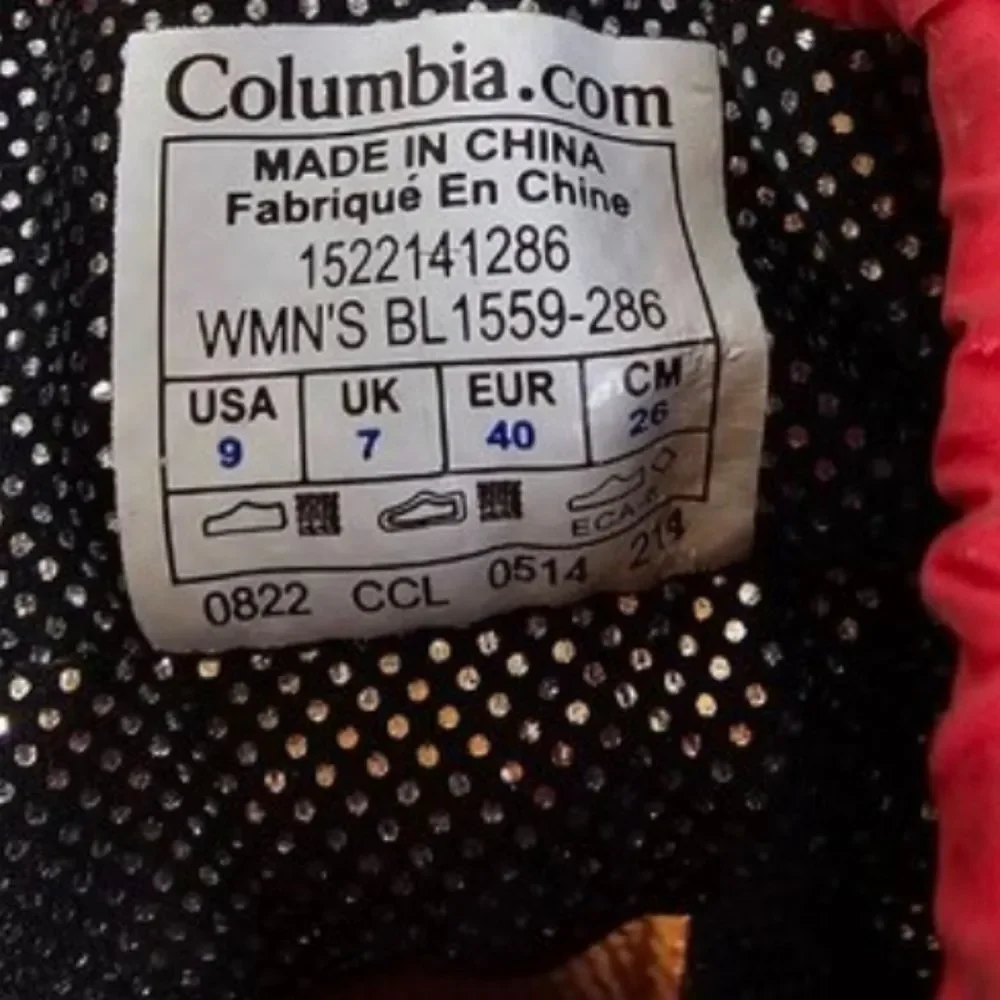 Columbia Women’s Minx Moccasin Waterproof Omni-Heat Winter Boots Size 9 BL1559